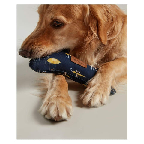 Joules Dog Toys Joules Raining Dogs Bone Navy Toy