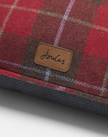 Joules Dog Beds & Mattresses Joules Red Heritage Tweed Dog Mattress