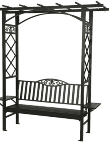 Kaemingk Garden Furniture Kaemingk Barolo Aluminium Bench Black