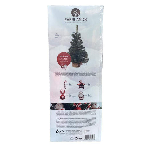 Kaemingk Christmas tree Kaemingk Christmas Artificial Mini Imperial Tree W/ Shatterproof Decorations