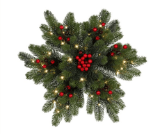 Kaemingk Christmas Wreath Kaemingk Christmas Chippewa Star Berries Wreath