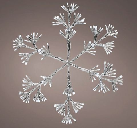 Kaemingk Christmas Lit Decor Kaemingk Christmas Flashing Snowflake Cool White Large