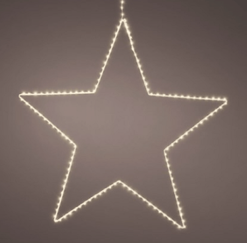 Kaemingk Christmas Lit Decor Kaemingk Christmas Hanging LED Metal Star Decoration