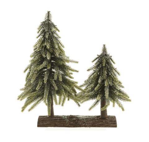 Kaemingk Christmas tree Kaemingk Christmas PE Mini Tree Pair