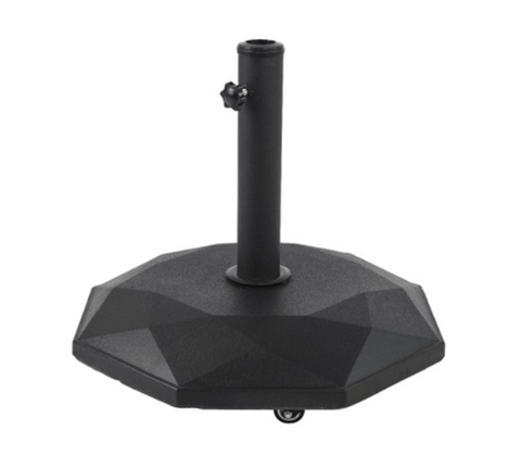 Kaemingk Parasol Base Kaemingk Concrete Diamond Parasol Base Black