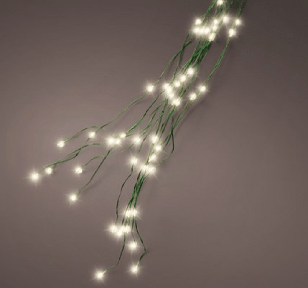 Kaemingk Tree Lights Kaemingk Flashing 7ft Micro-LED Tree Lights Green/Warm White