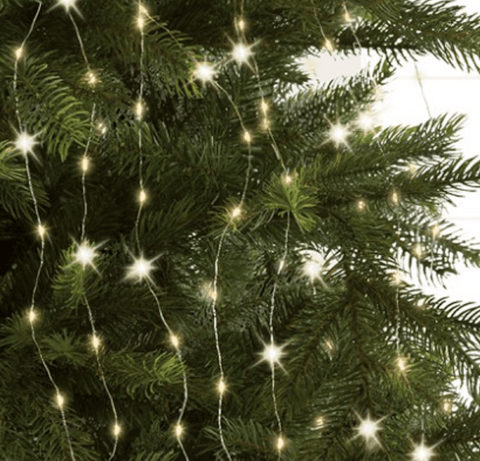 Kaemingk Tree Lights Kaemingk Micro LED Flashing Tree Lights Silver/Warm White