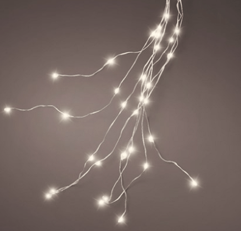 Kaemingk Tree Lights Kaemingk Micro LED Flashing Tree Lights Silver/Warm White