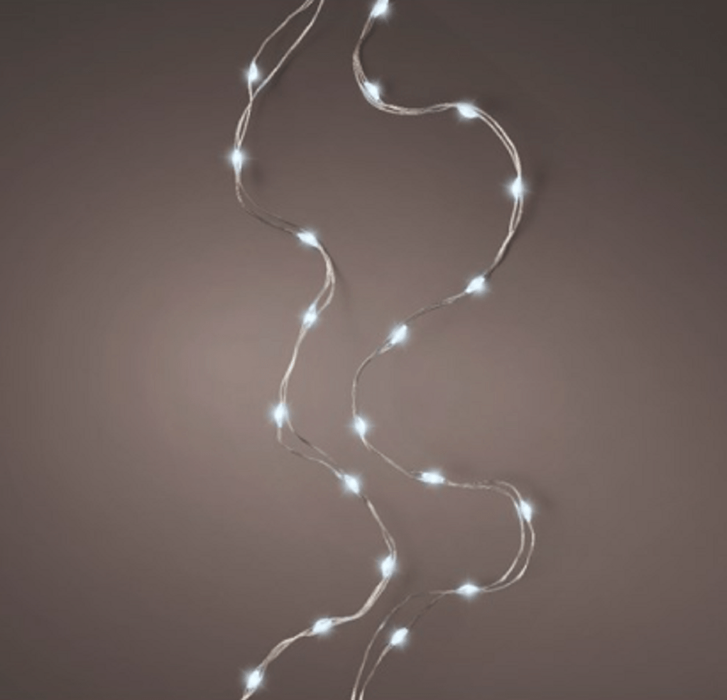 Kaemingk String Lights Kaemingk Micro-LED String Lights Silver/Cool White