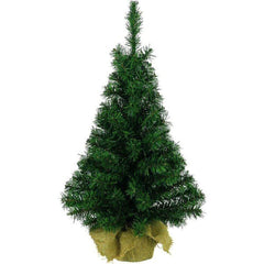 Kaemingk Artificial Tree Kaemingk Mini Artificial Fir Tree in Jute Bag 45cm