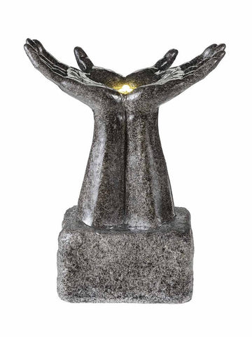 Kaemingk Water Feature Kaemingk Polyresin Hands LED Water Feature