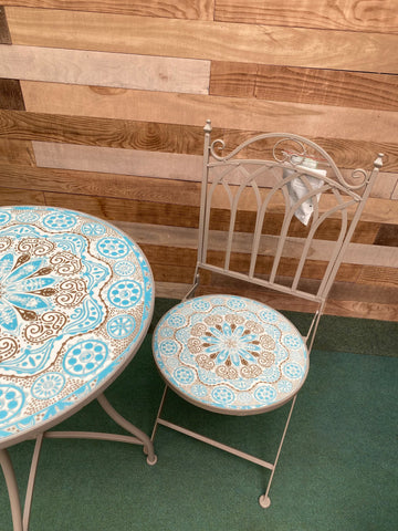 Kaemingk Furniture Garden Furniture Set Kaemingk Rodez Mosaic Bistro Garden Furniture Set