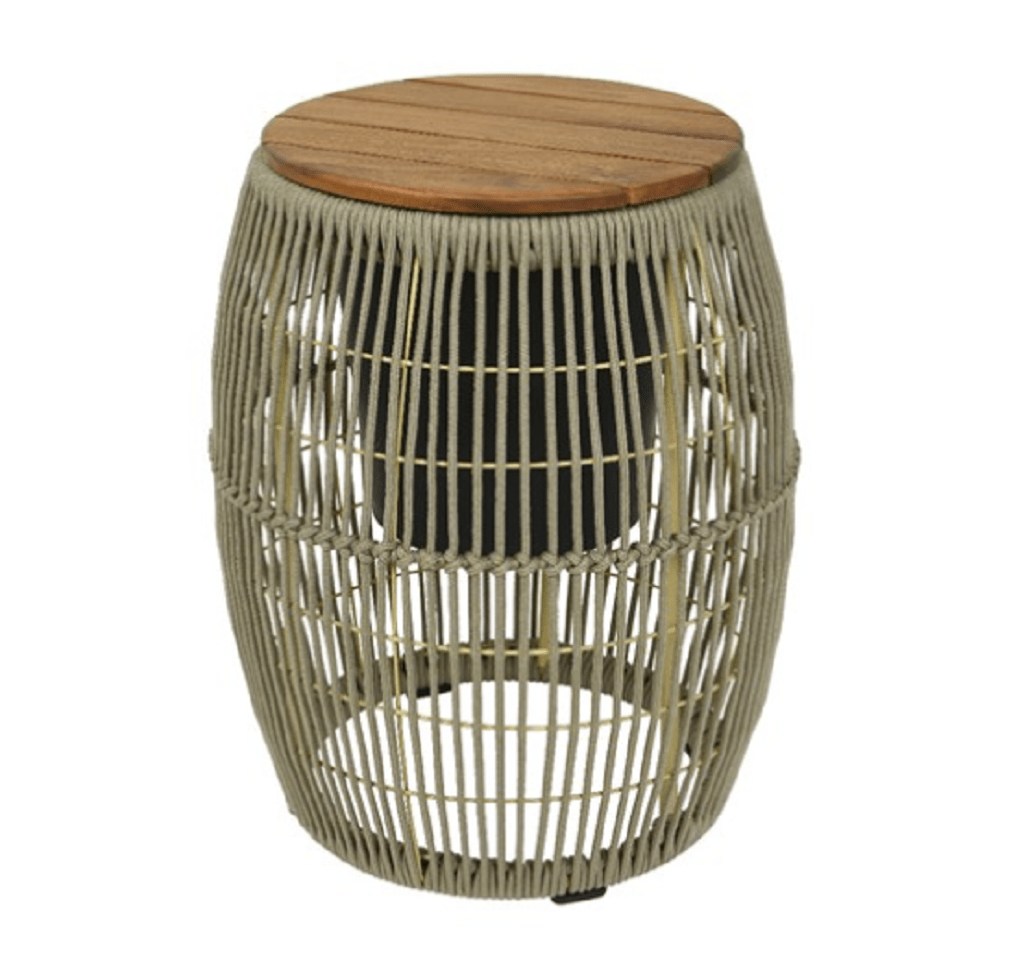 Kaemingk Garden Furniture Kaemingk Seville Rope Side Table Beige
