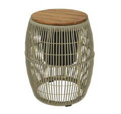 Kaemingk Garden Furniture Kaemingk Seville Rope Side Table Beige