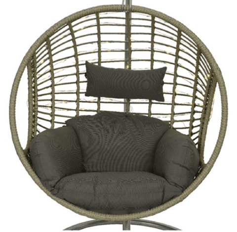 Kaemingk Solar Lighting Kaemingk Solar Egg Chair Lights 8 Function