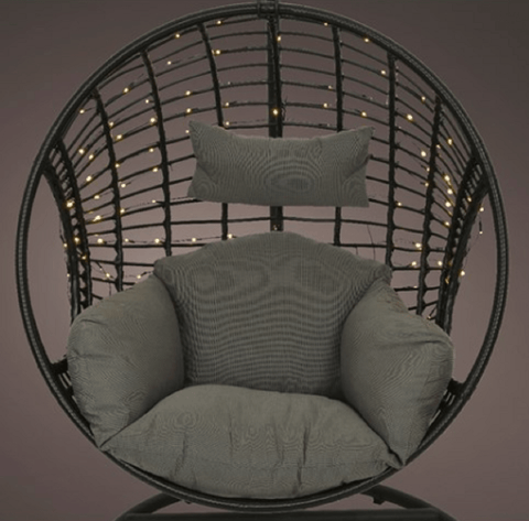 Kaemingk Egg Chair Lights Kaemingk Solar Egg Chair Twinkle Lights 8 Function