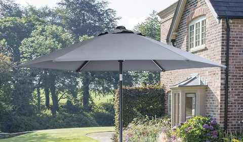 Kettler Garden Parasols Kettler 2.5m Wind Up Parasol With Tilt in Slate
