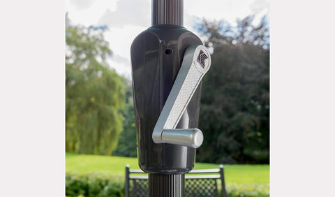 Kettler Garden Parasols Kettler 2.5m Wind Up Parasol With Tilt in Slate