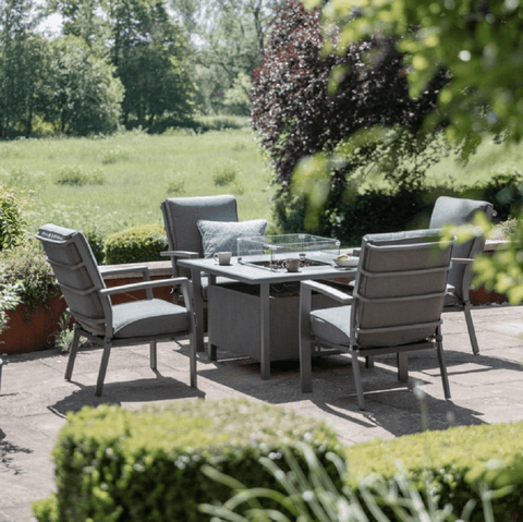 Leisuregrow Garden Furniture Set Leisuregrow Monza Relaxer Firepit Set