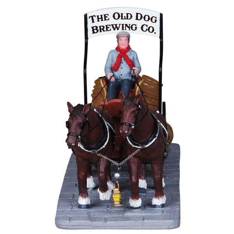 Lemax Table Pieces Lemax Brewers Wagon, Table Accent