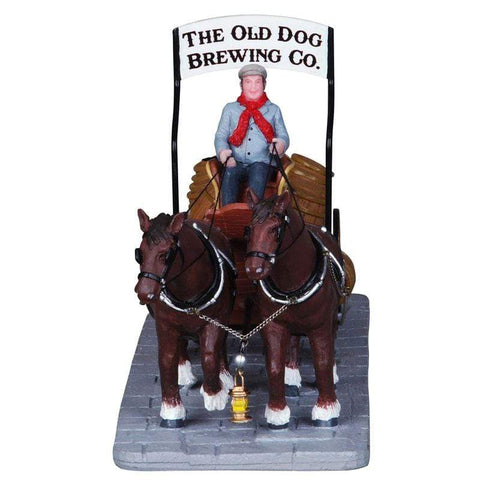 Lemax Table Pieces Lemax Brewers Wagon, Table Accent