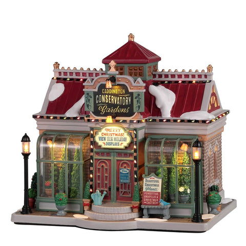 Lemax Caddington Village Lighted Buildings Lemax Caddington Conservatory Gardens