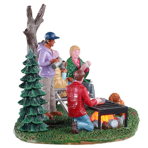 Lemax Table Pieces Lemax Camping Couples, Table Accent, B/O (4.5V)