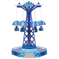 Lemax Sights and Sounds Lemax Carnival, Snowflake Paradrop, With 4.5V Adaptor