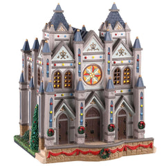Lemax Lighted Buildings Lemax Christmas At The Cathedral, B/O LED