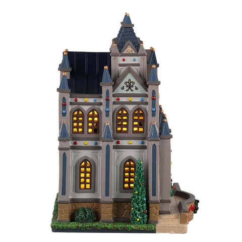 Lemax Lighted Buildings Lemax Christmas At The Cathedral, B/O LED