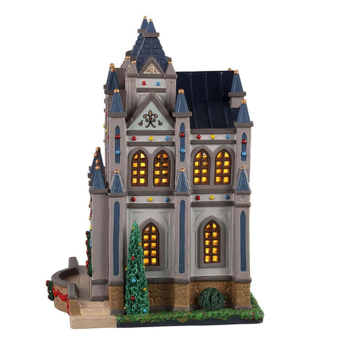 Lemax Lighted Buildings Lemax Christmas At The Cathedral, B/O LED