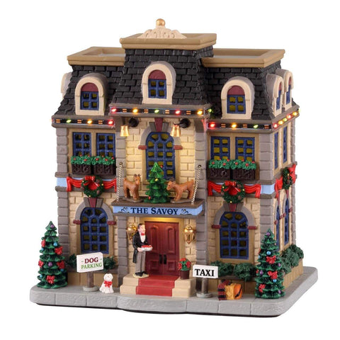 Lemax Lighted Buildings Lemax Christmas At The Savoy, With 4.5V Adaptor *Pre-Order*