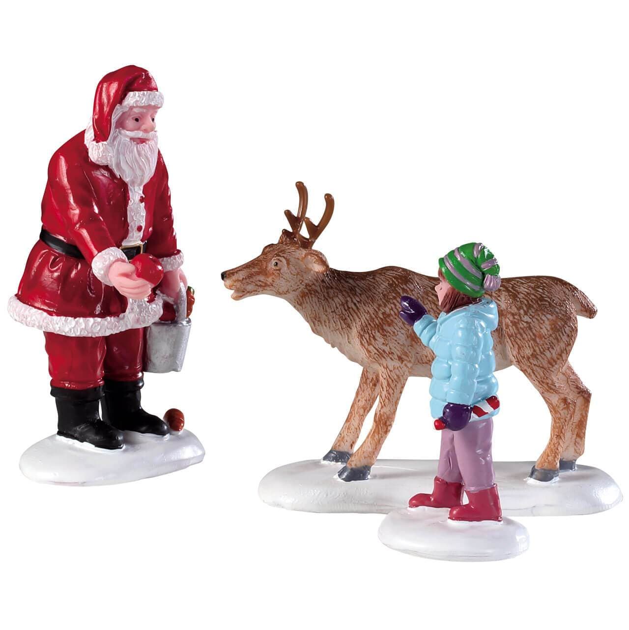 Lemax Figurines Lemax Christmas Figurine, Reindeer Goodies
