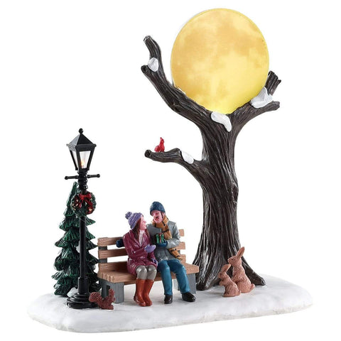 Lemax Table Pieces Lemax Christmas Moon, Christmas Village Accessory, B/O(4.5V)