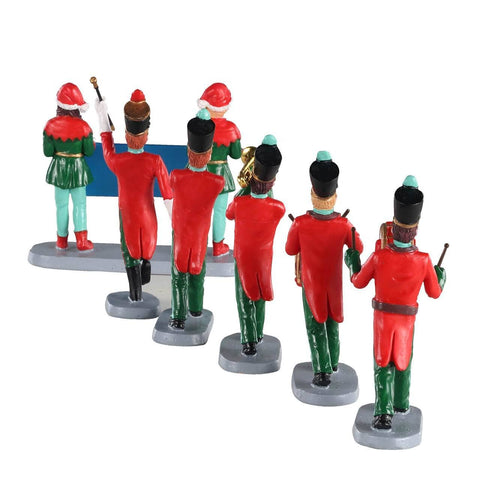 Lemax Table Pieces Lemax Christmas On Parade, Set of 6