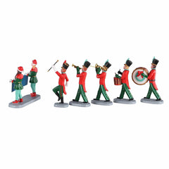 Lemax Table Pieces Lemax Christmas On Parade, Set of 6