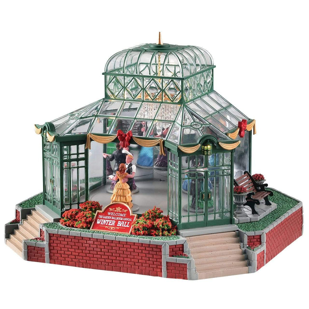 Lemax Sights and Sounds Lemax Christmas Village Building, The Garden Ballroom, With 4.5V Adaptor(UK)