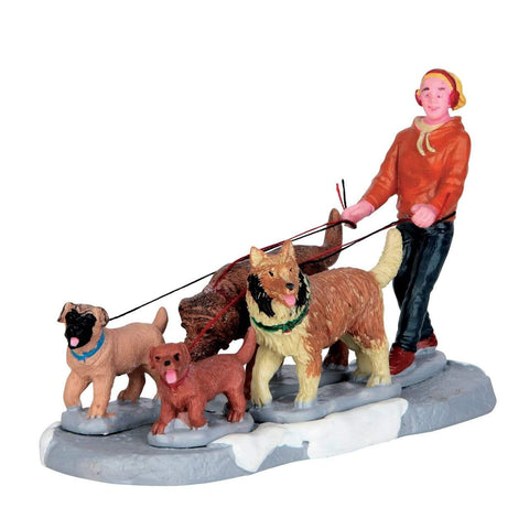 Lemax Figurine Lemax Christmas Village Figurine, A Pack Of Pups