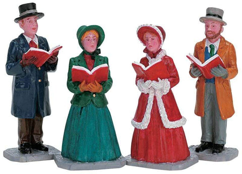 Lemax Figurine Lemax Christmas Village Figurine, Christmas Harmony, Set of 4