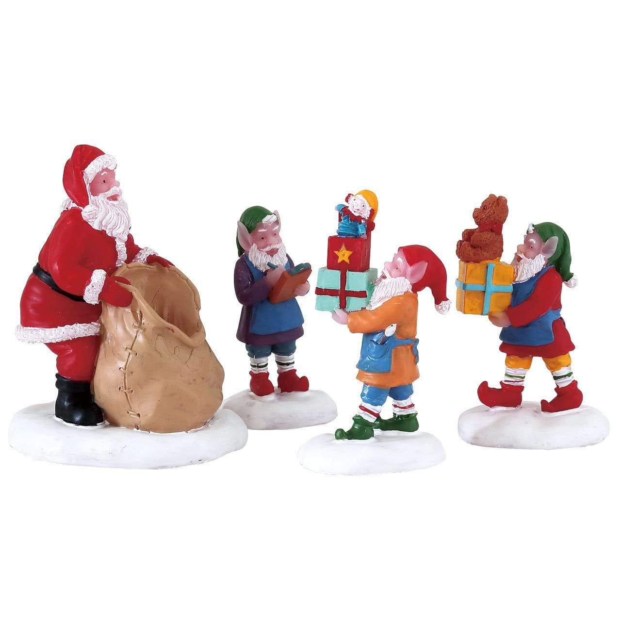 Lemax Figurine Lemax Christmas Village Figurine, Present Procession, Set of 4