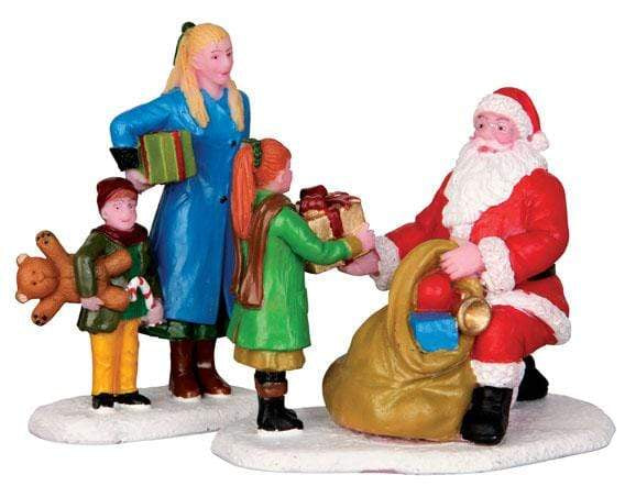 Lemax Figurine Lemax Christmas Village Figurine, Presents from Santa, Set of 2