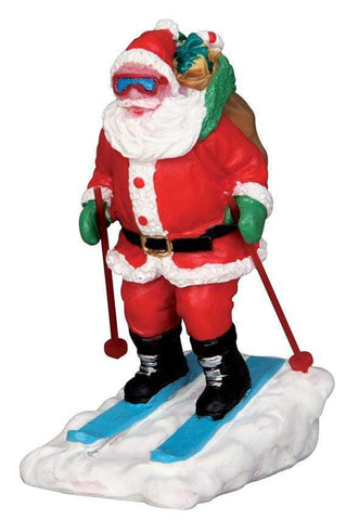 Lemax Figurines Lemax Christmas Village Figurine, Santa Skier