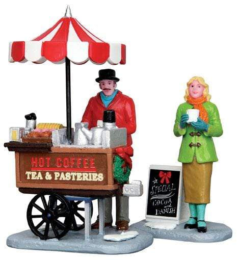 Lemax Figurine Lemax Christmas Village Figurine, Winter Refreshments, Set of 2