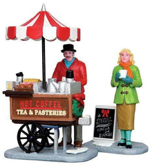 Lemax Figurine Lemax Christmas Village Figurine, Winter Refreshments, Set of 2