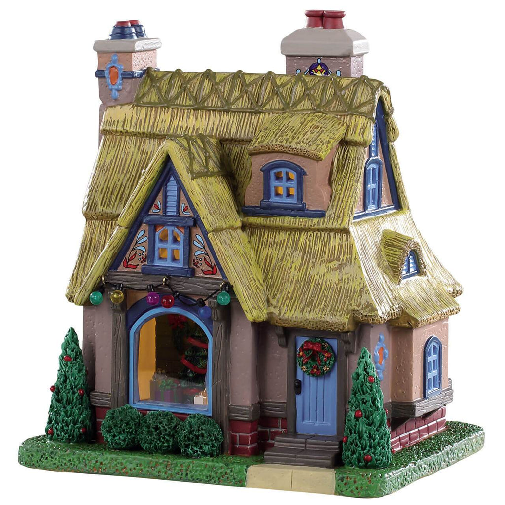 Lemax Lighted Buildings Lemax Cozy Cottage With 6 Foot Cord, Porcelain Lighted House