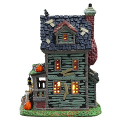 Lemax Lighted Buildings Lemax Creepy Neighborhood House, B/O LED *Pre Order*