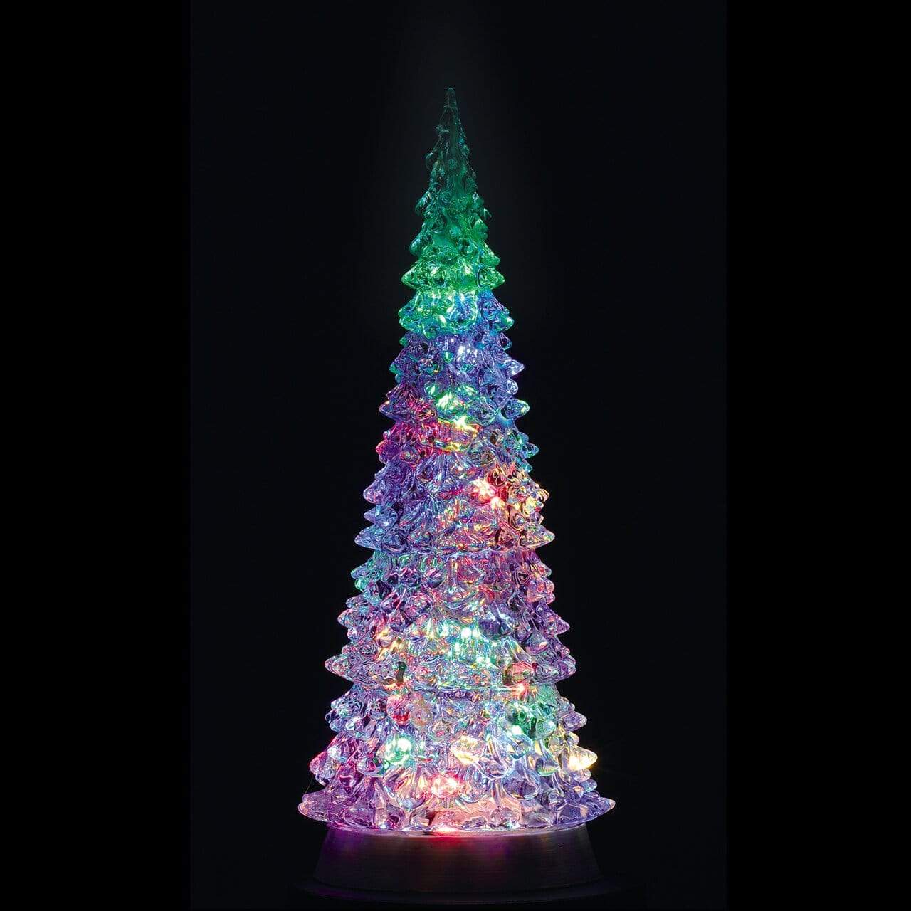 Lemax Accessory Lemax Crystal Lighted Tree, 4 Colour Changeable & Colour Transformation, Extra Large, B/O(4.5V)