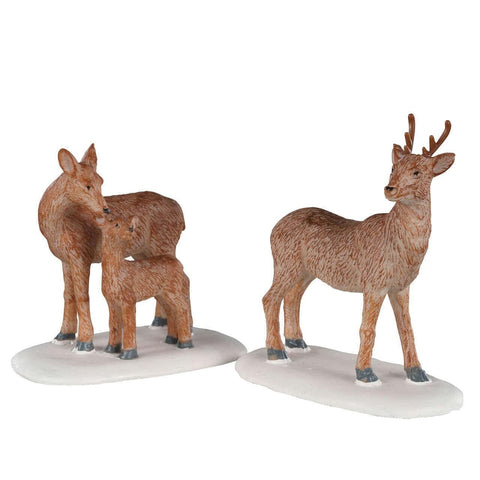 Lemax Figurines Lemax Deer Family, Set of 2