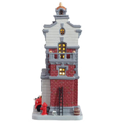 Lemax Lighted Buildings Lemax Engine Company No. 9, B/O LED