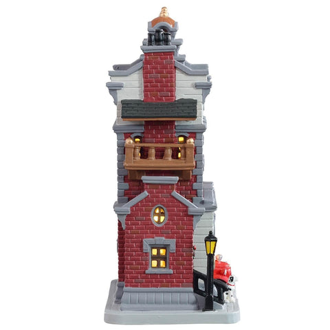 Lemax Lighted Buildings Lemax Engine Company No. 9, B/O LED